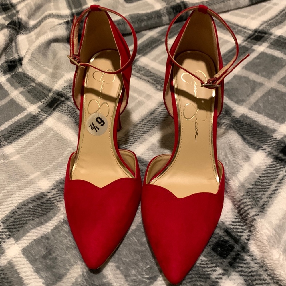 Jessica Simpson Red high heels